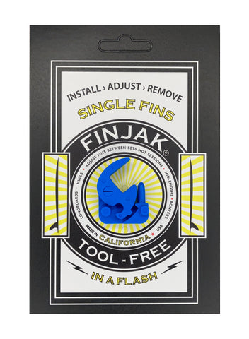 Finjak Tool Free Fin System - Rincon Blue