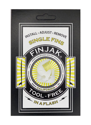 Finjak Tool Free Fin System - Green Flash