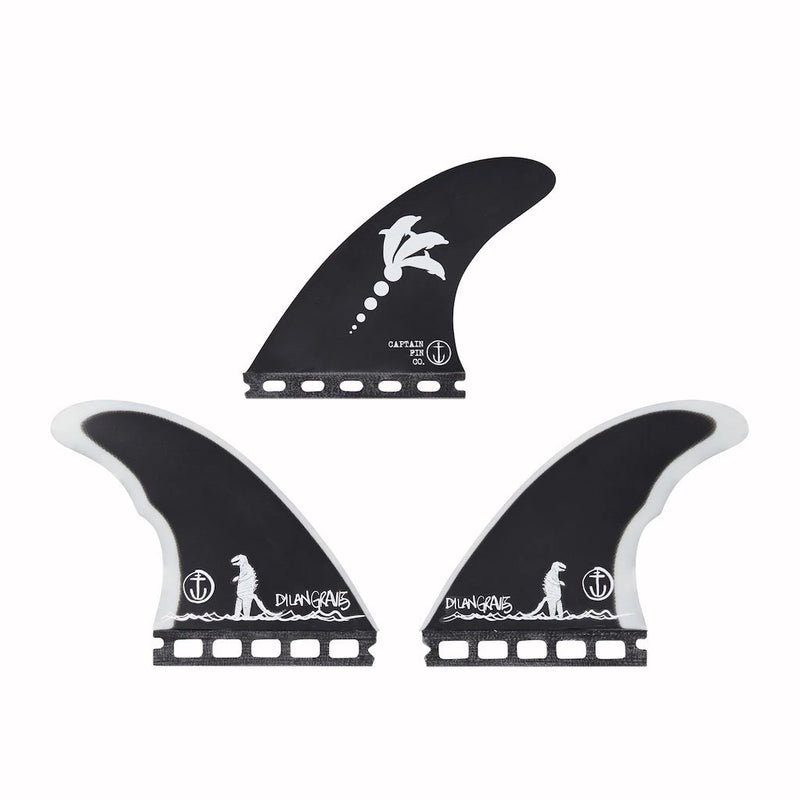 Load image into Gallery viewer, Captain Fin Dylan Gravezilla Single Tab Tri Fin Set