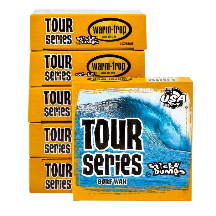 Load image into Gallery viewer, Sticky Bumps Tour Series Warm/Tropical Surf Wax