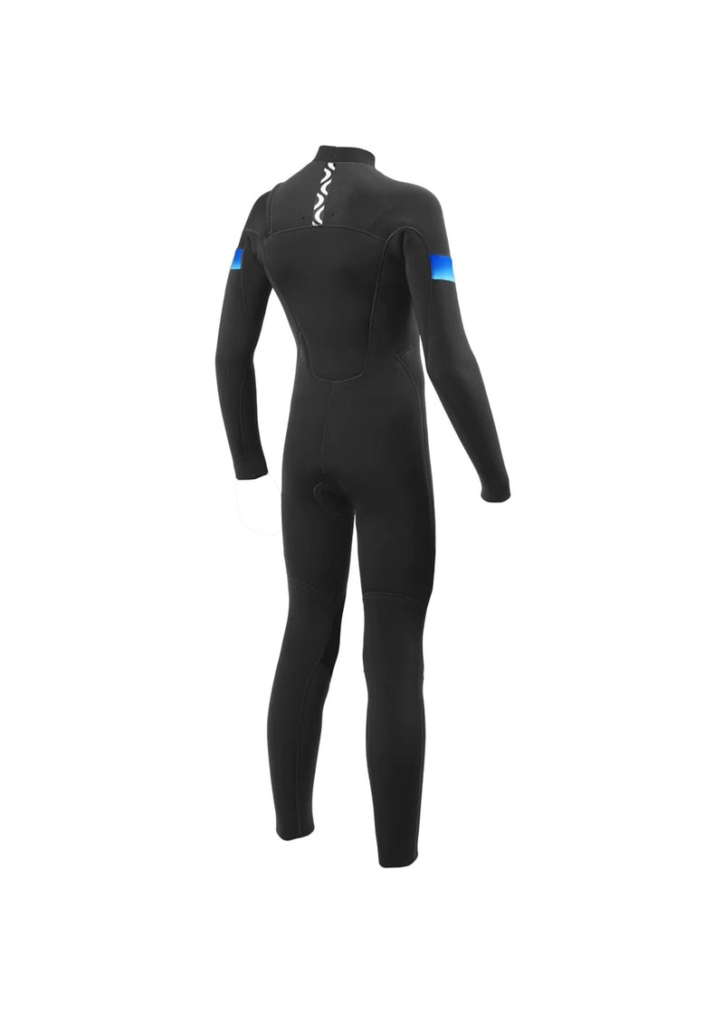 Load image into Gallery viewer, Vissla Boys 7 Seas Raditude 3/2 Chest Zip Steamer - Black