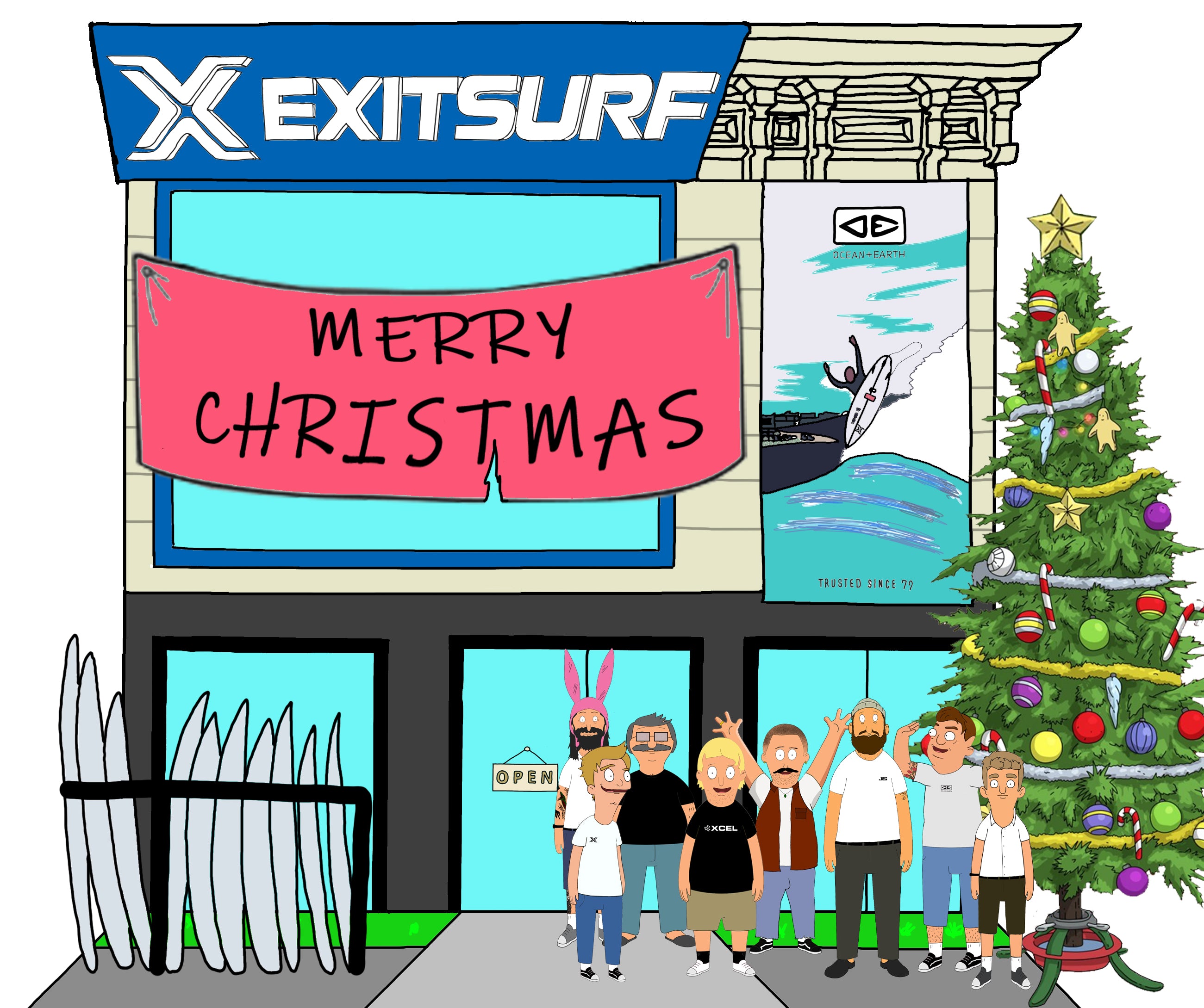 December '24 Shop Hours – Exit Surf | The Surfers Store