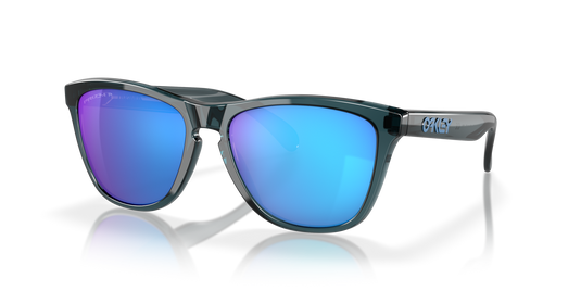 Oakley Frogskins Crystal Black w/ Prizm Saphire Polarized