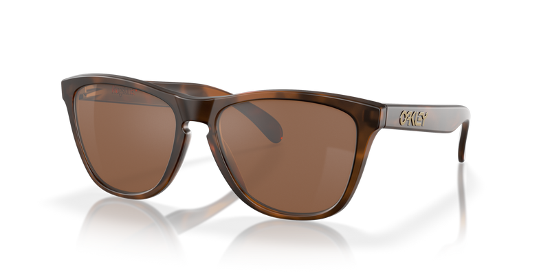Oakley Frogskins Matte Brown Tortoise w Prizm Tungsten Exit Surf The Surfers Store