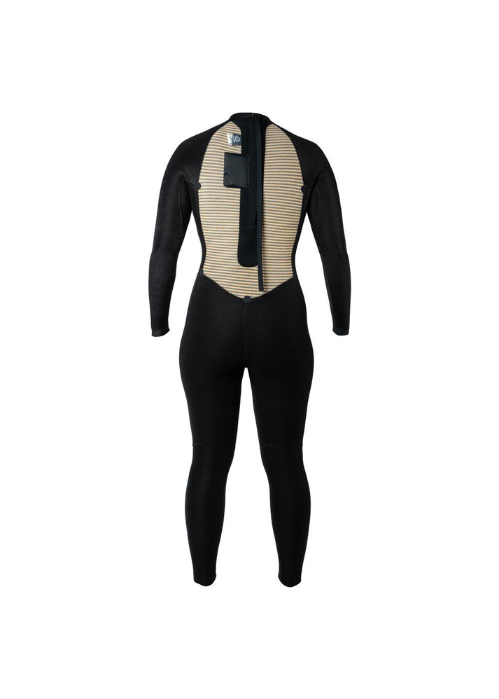 Load image into Gallery viewer, Xcel Ladies Axis 3/2 Backzip - Black/Palm Monstera
