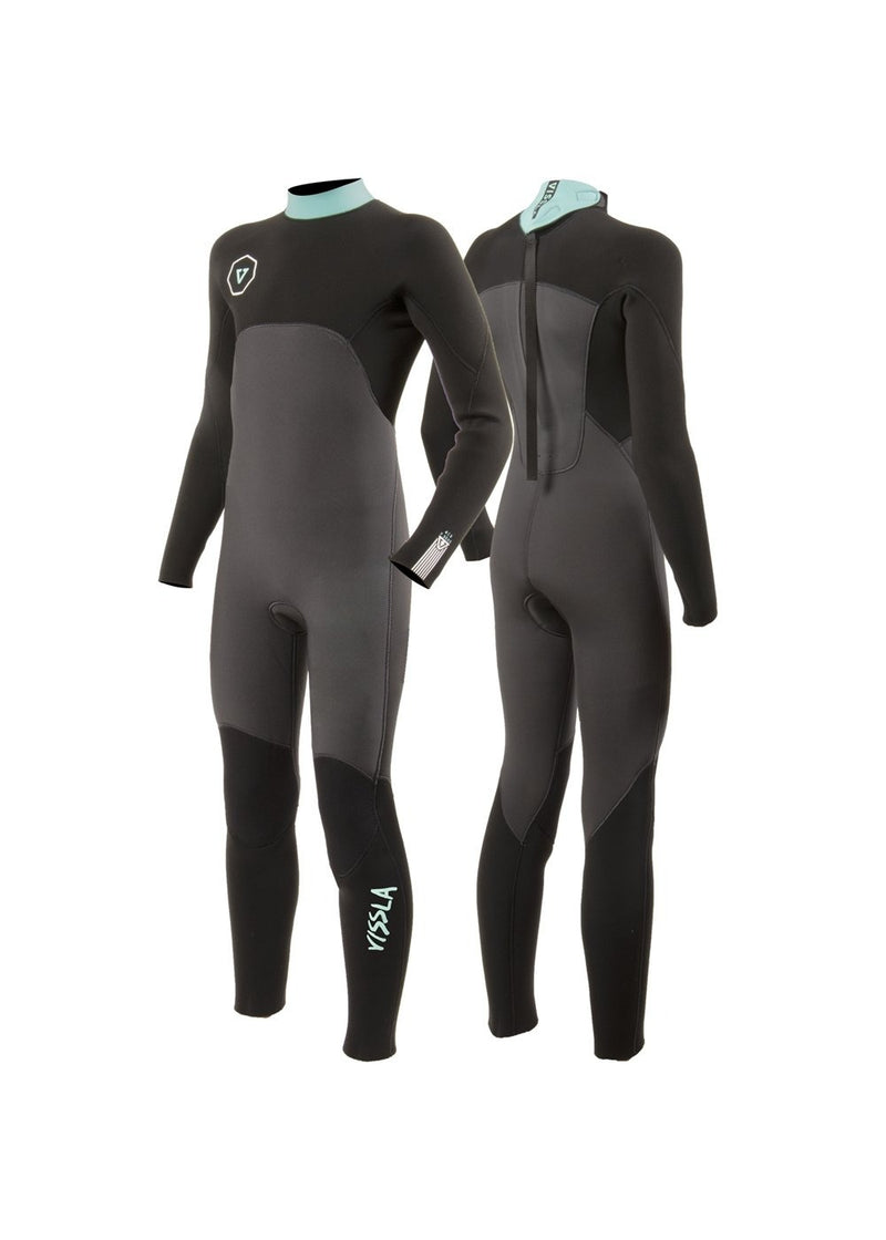 Load image into Gallery viewer, Vissla Boys 7 Seas 4/3mm Backzip Steamer - Phantom
