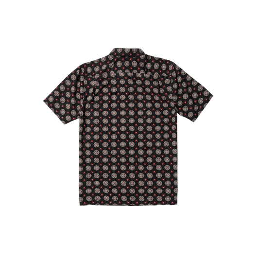 Captain Fin Paisley Pusher Shirt - Black