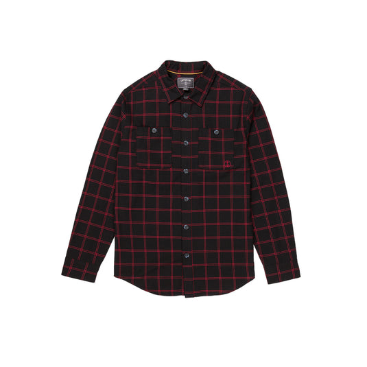 Captain Fin Marsh Lands Flannel - Black