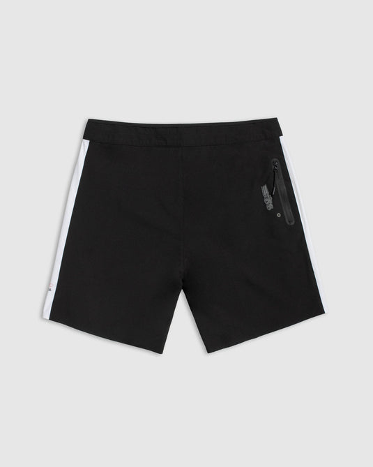 JS Industries Construction Boardshort - Black/White