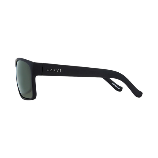 Carve Vendetta Matte Black Polarized Green