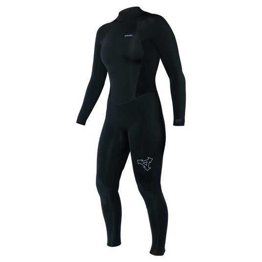 Xcel Ladies Axis 3/2 Back Zip Fullsuit