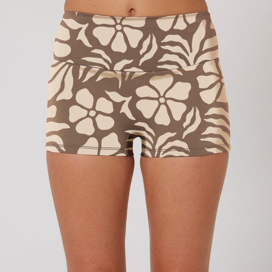 O&E Ladies Hyams High Waist Surf Short