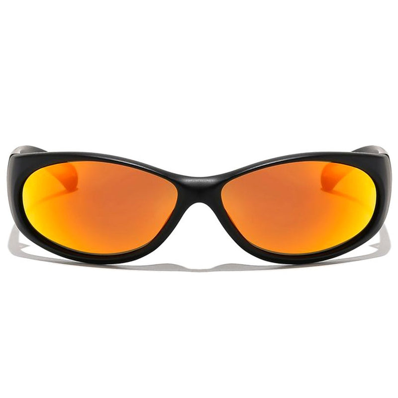 Load image into Gallery viewer, Ritual Vision Demon Speed - Matte Black/Reflective Orange Polarized
