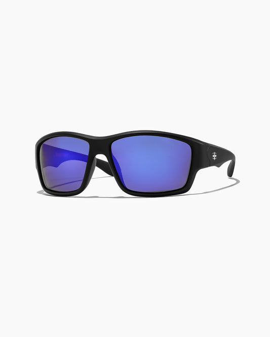 Load image into Gallery viewer, Ritual Vision The Decline - Matte Black/Blue Reflective Polarized
