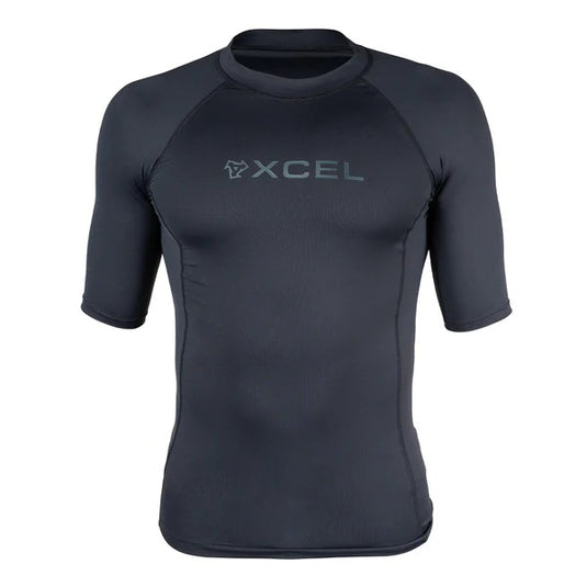 Xcel Premium Stretch S/S U.V Top - Black