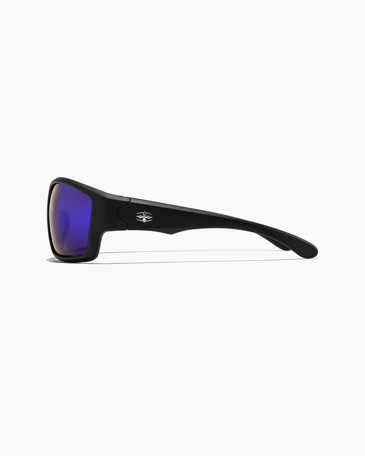 Ritual Vision The Decline - Matte Black/Blue Reflective Polarized