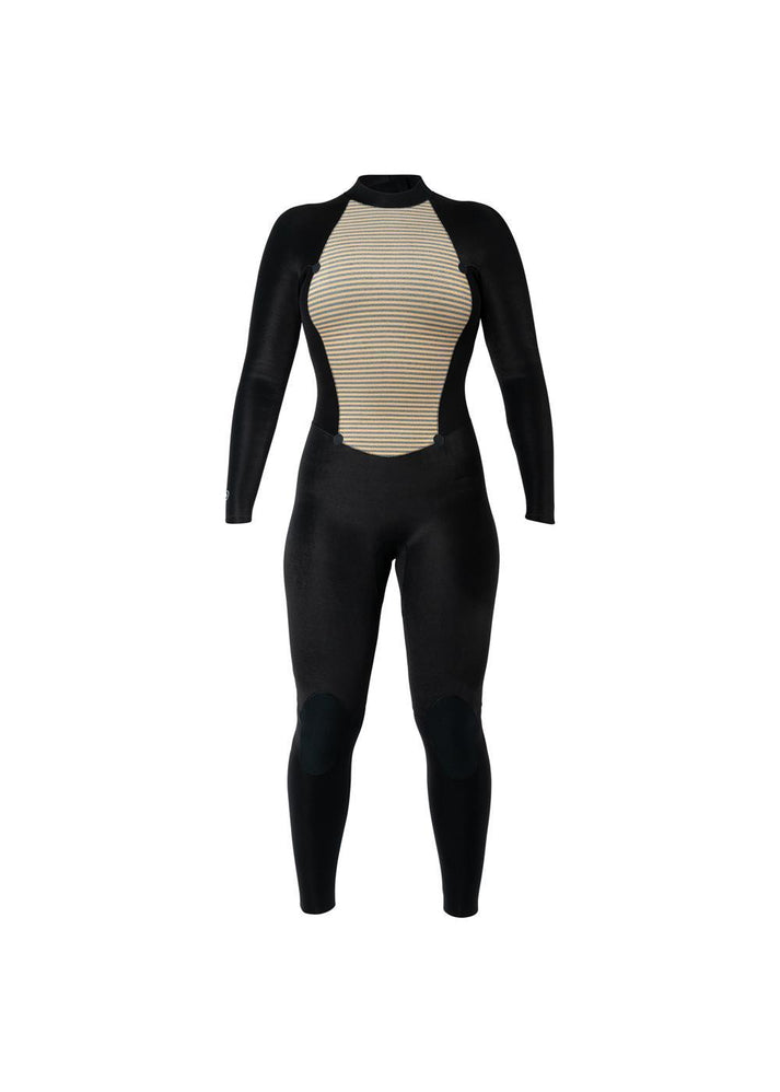 Load image into Gallery viewer, Xcel Ladies Axis 3/2 Backzip - Black/Palm Monstera

