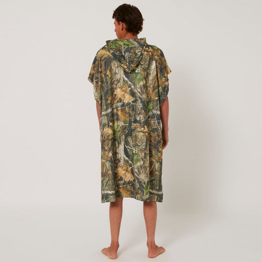 O&E Real Camo Hooded Poncho