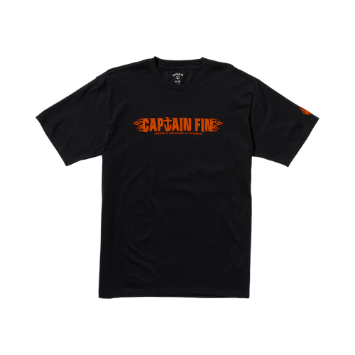 Captain Fin Fin Flame Tee - Black