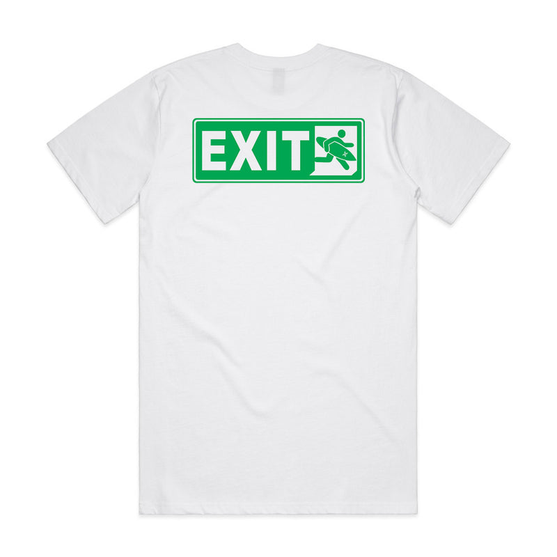 Load image into Gallery viewer, Exit Surf Men's Emergency Exit Sign Tee
