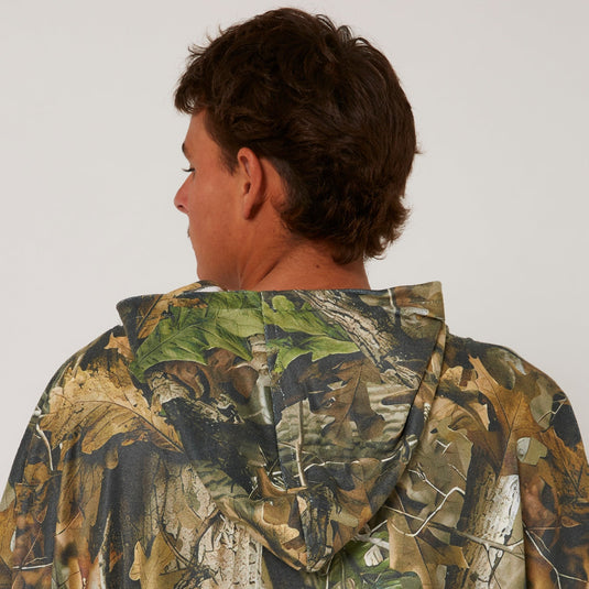 O&E Real Camo Hooded Poncho