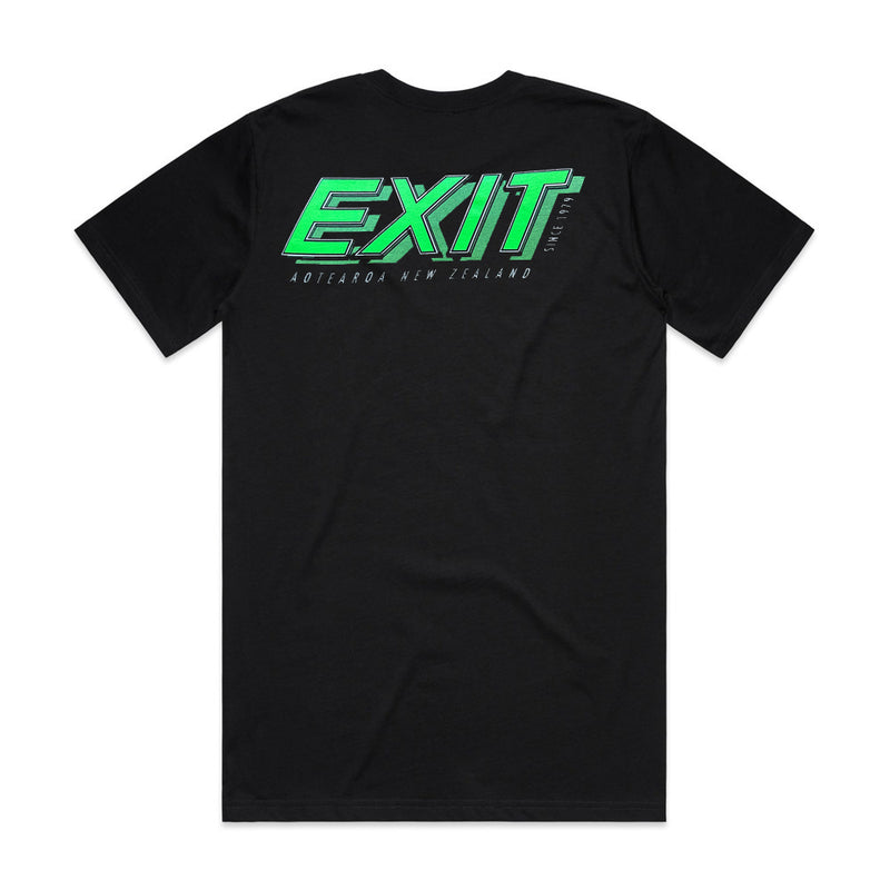 Load image into Gallery viewer, Exit Surf OG Logo Tee - Blk/Green

