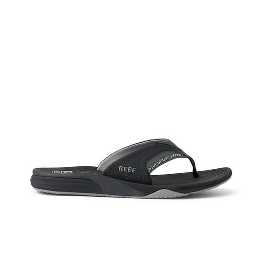 Reef Cushion Fanning Jandal - Black