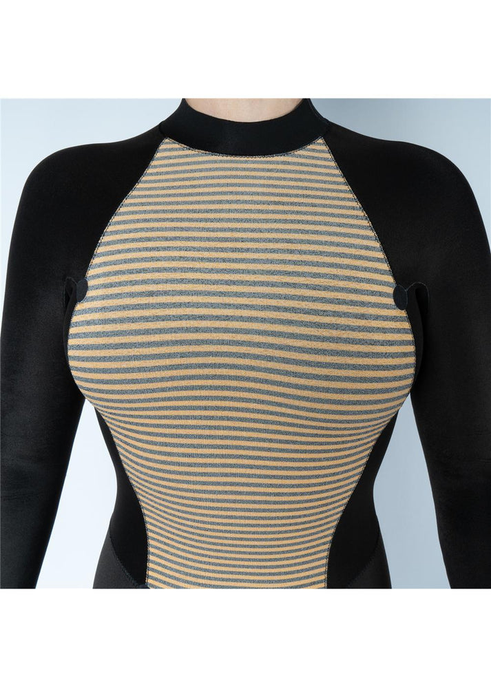 Load image into Gallery viewer, Xcel Ladies Axis 3/2 Backzip - Black/Palm Monstera
