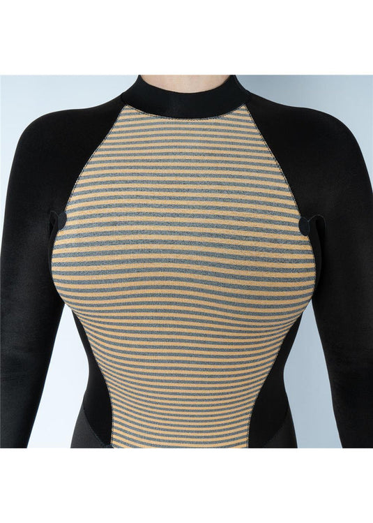 Xcel Ladies Axis 3/2 Backzip - Black/Palm Monstera