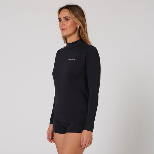 O&E Ladies Waves L/S Rash Shirt