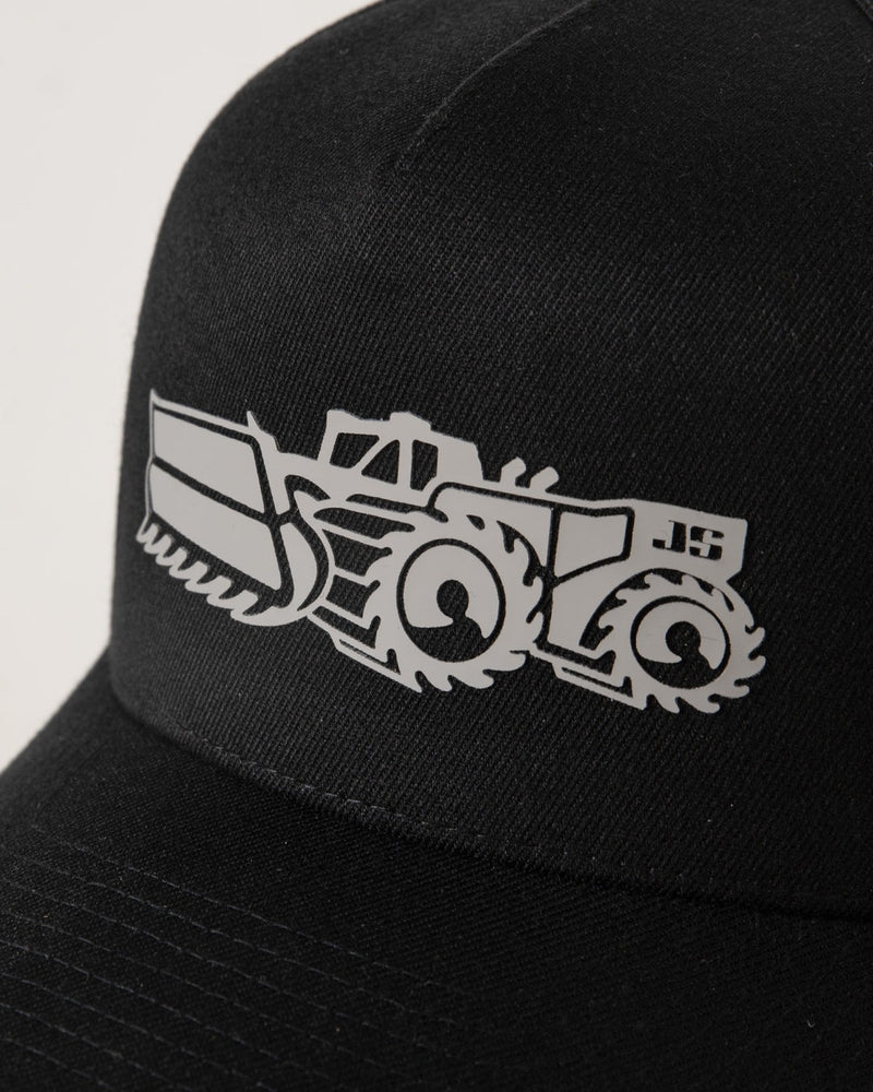 Load image into Gallery viewer, JS Industries Traktor Snapback - Black
