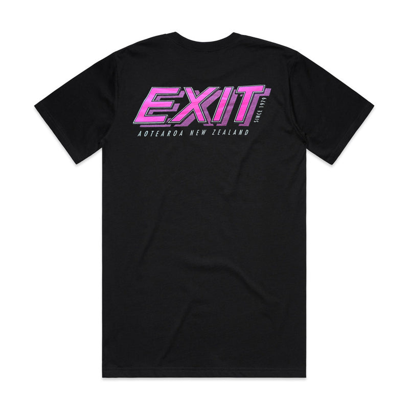Load image into Gallery viewer, Exit Surf OG Logo Tee - Blk/Pink
