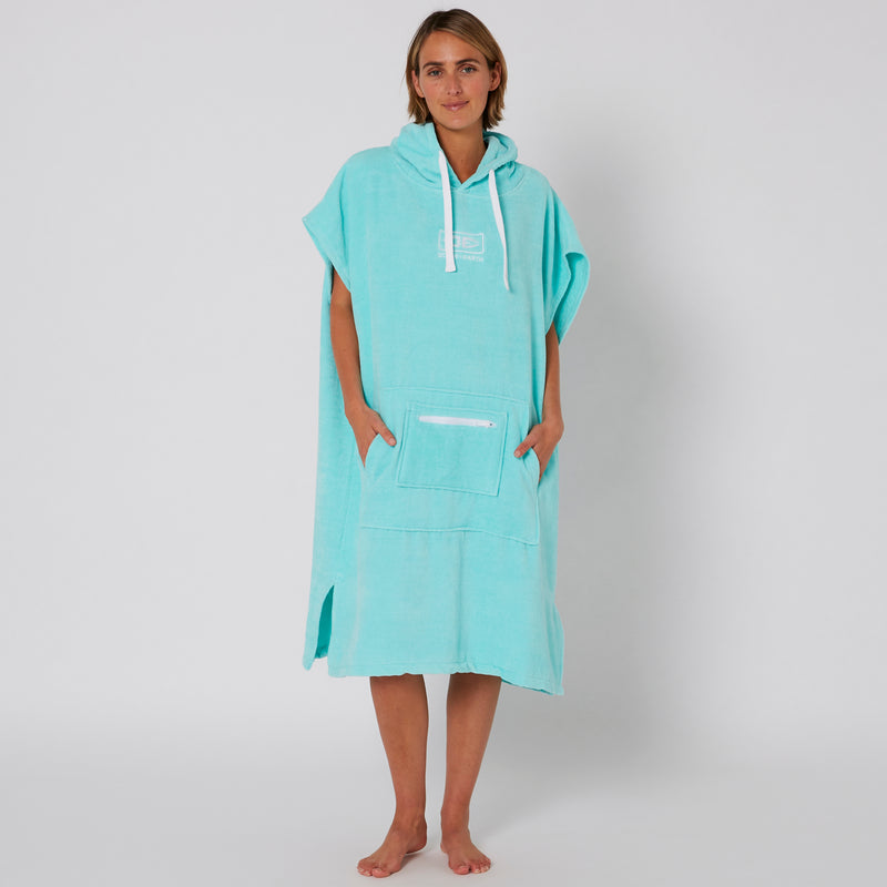 Load image into Gallery viewer, O&amp;E Ladies Honey Hooded Poncho
