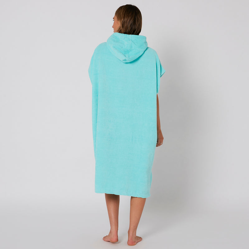 Load image into Gallery viewer, O&amp;E Ladies Honey Hooded Poncho
