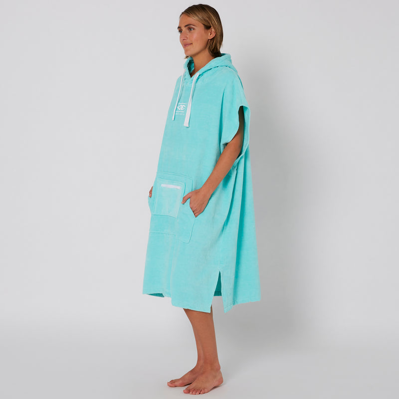 Load image into Gallery viewer, O&amp;E Ladies Honey Hooded Poncho
