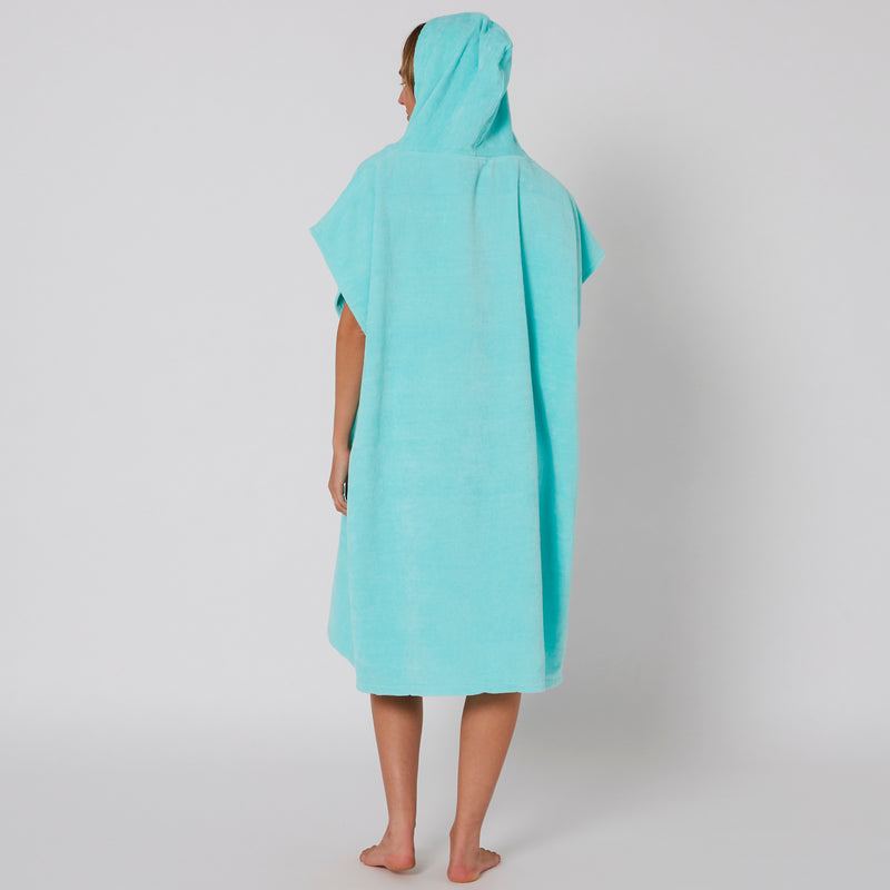 Load image into Gallery viewer, O&amp;E Ladies Honey Hooded Poncho
