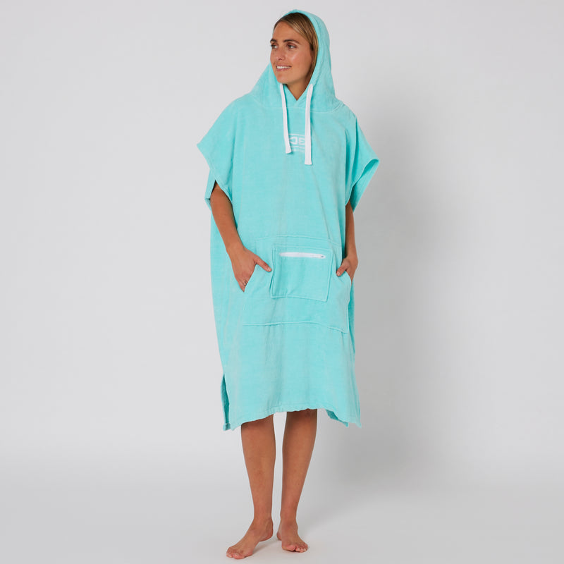 Load image into Gallery viewer, O&amp;E Ladies Honey Hooded Poncho
