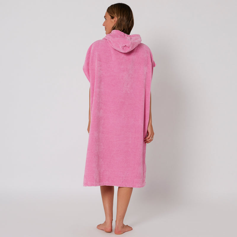 Load image into Gallery viewer, O&amp;E Ladies Honey Hooded Poncho
