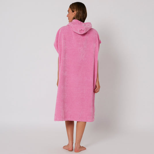 O&E Ladies Honey Hooded Poncho