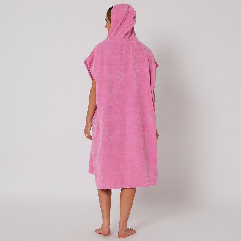 Load image into Gallery viewer, O&amp;E Ladies Honey Hooded Poncho
