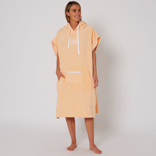 O&E Ladies Honey Hooded Poncho