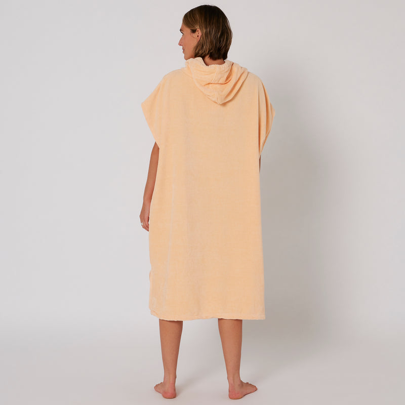 Load image into Gallery viewer, O&amp;E Ladies Honey Hooded Poncho
