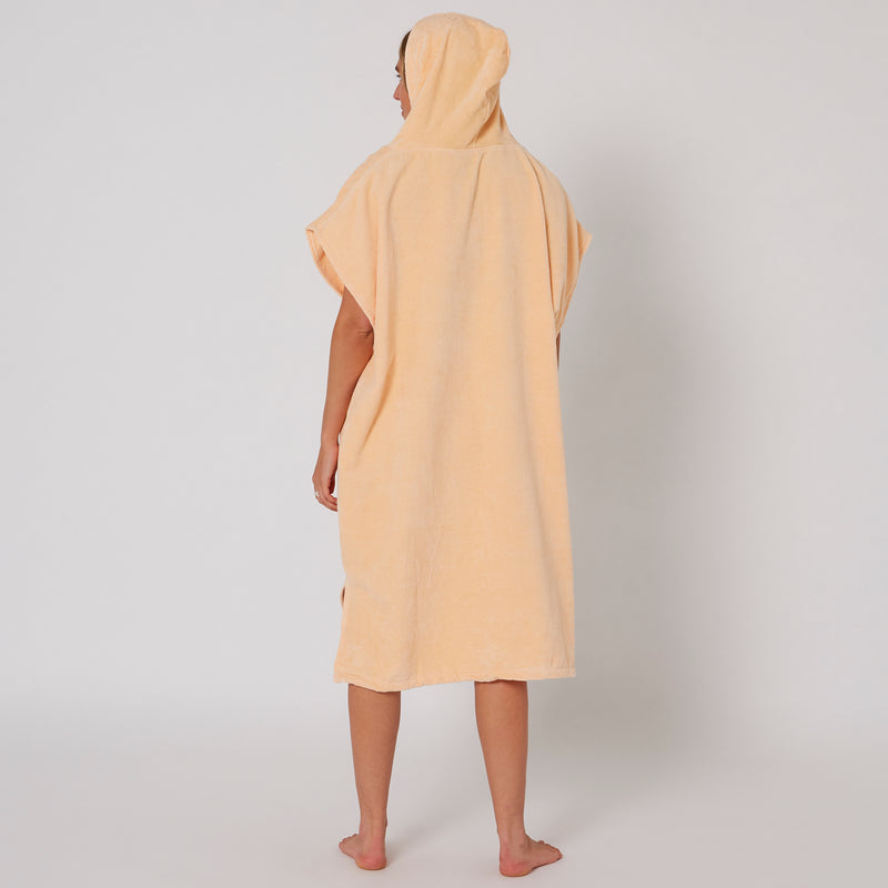 Load image into Gallery viewer, O&amp;E Ladies Honey Hooded Poncho
