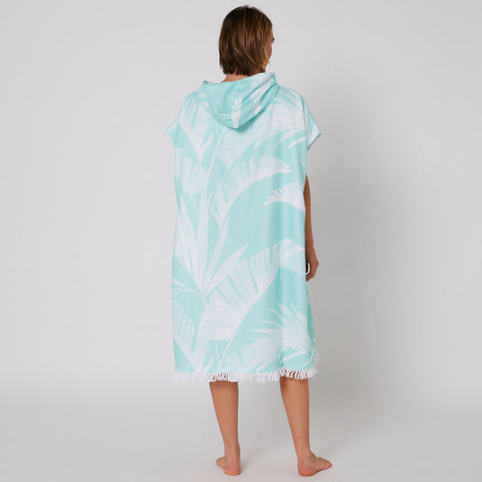 O&E Ladies Zip Front Hooded Poncho