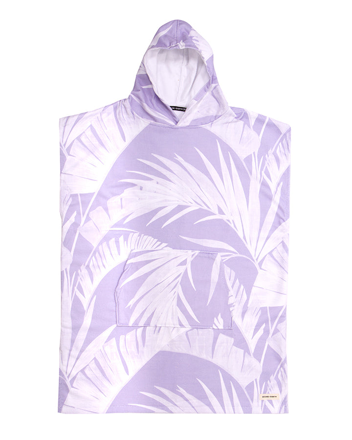 Load image into Gallery viewer, O&amp;E Ladies Bliss Hooded Poncho - Pale Violet
