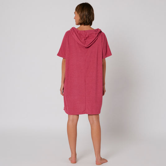 O&E Ladies V-Neck Hooded Poncho