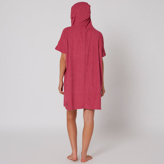 O&E Ladies V-Neck Hooded Poncho