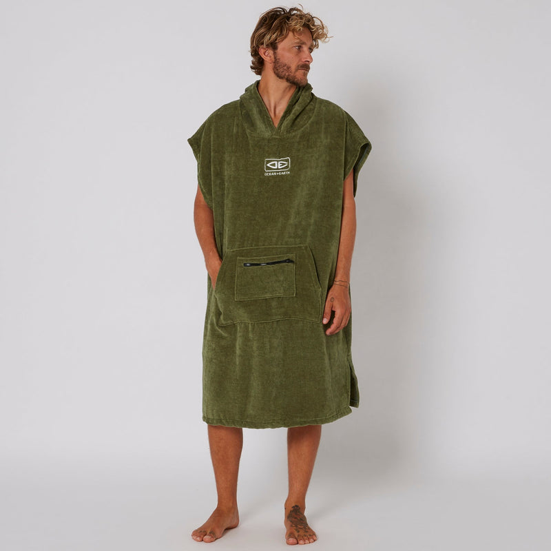 Load image into Gallery viewer, O&amp;E Corp Mens Hooded Poncho
