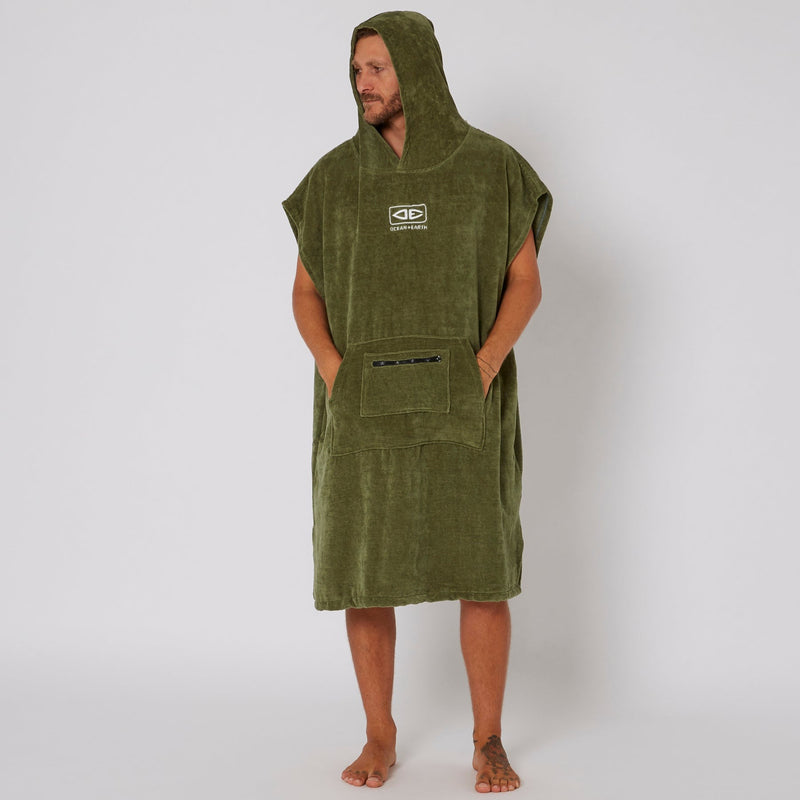 Load image into Gallery viewer, O&amp;E Corp Mens Hooded Poncho
