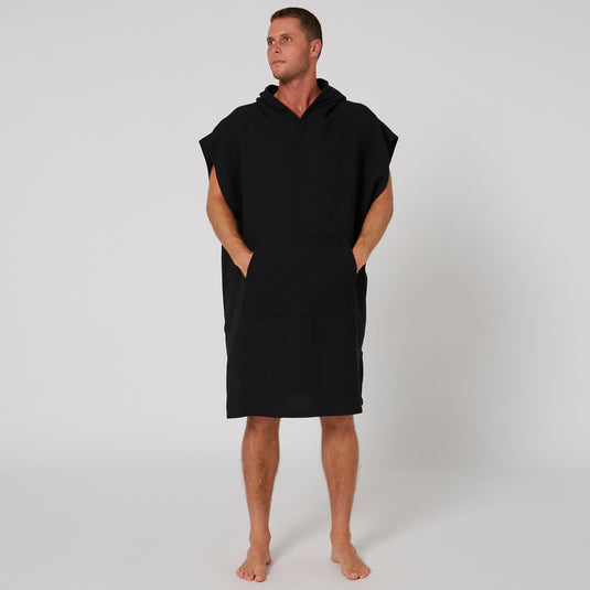 O&E Mens Waffle Poncho